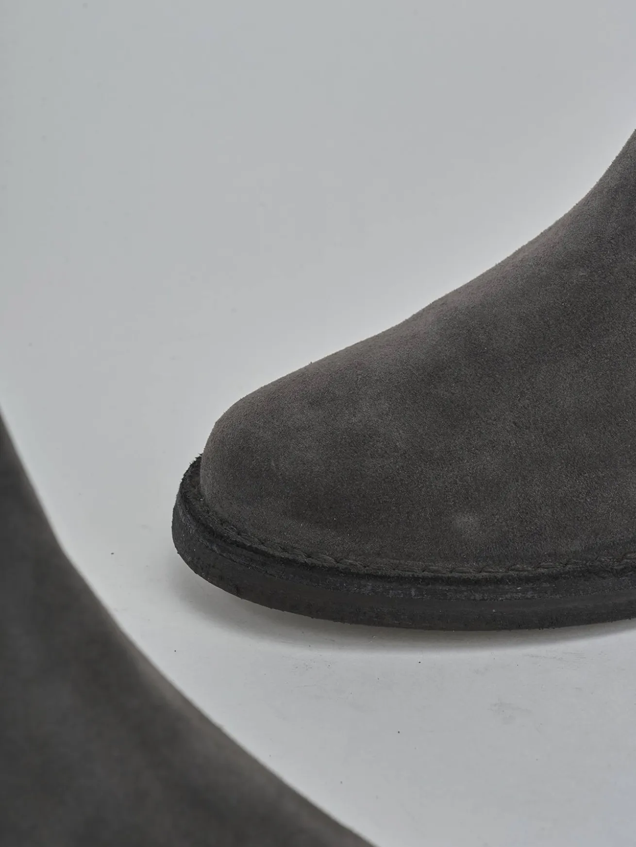 Stivaletti camoscio grigio