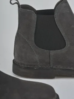 Stivaletti camoscio grigio