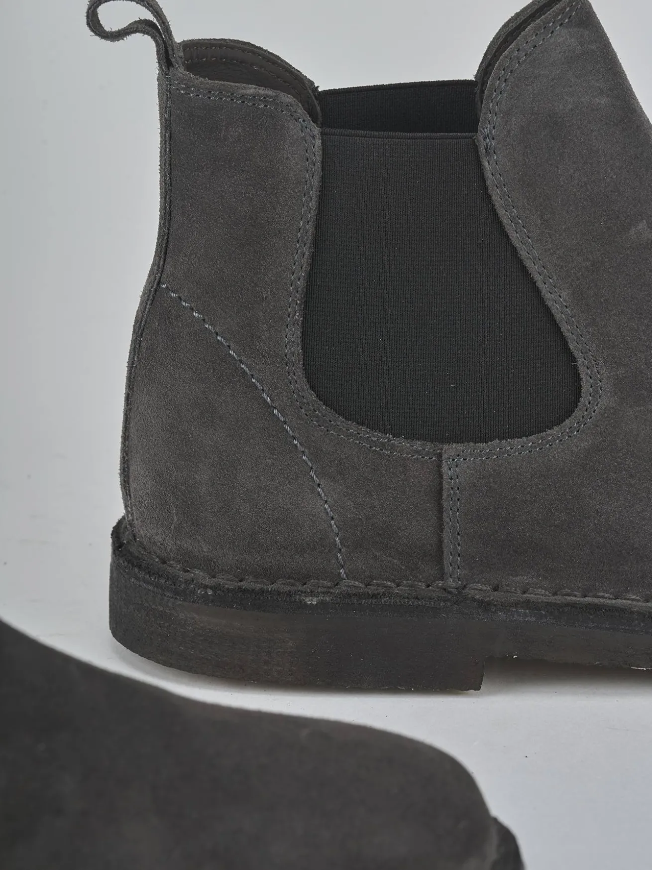 Stivaletti camoscio grigio