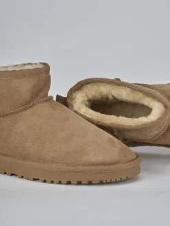 Stivaletti camoscio marrone