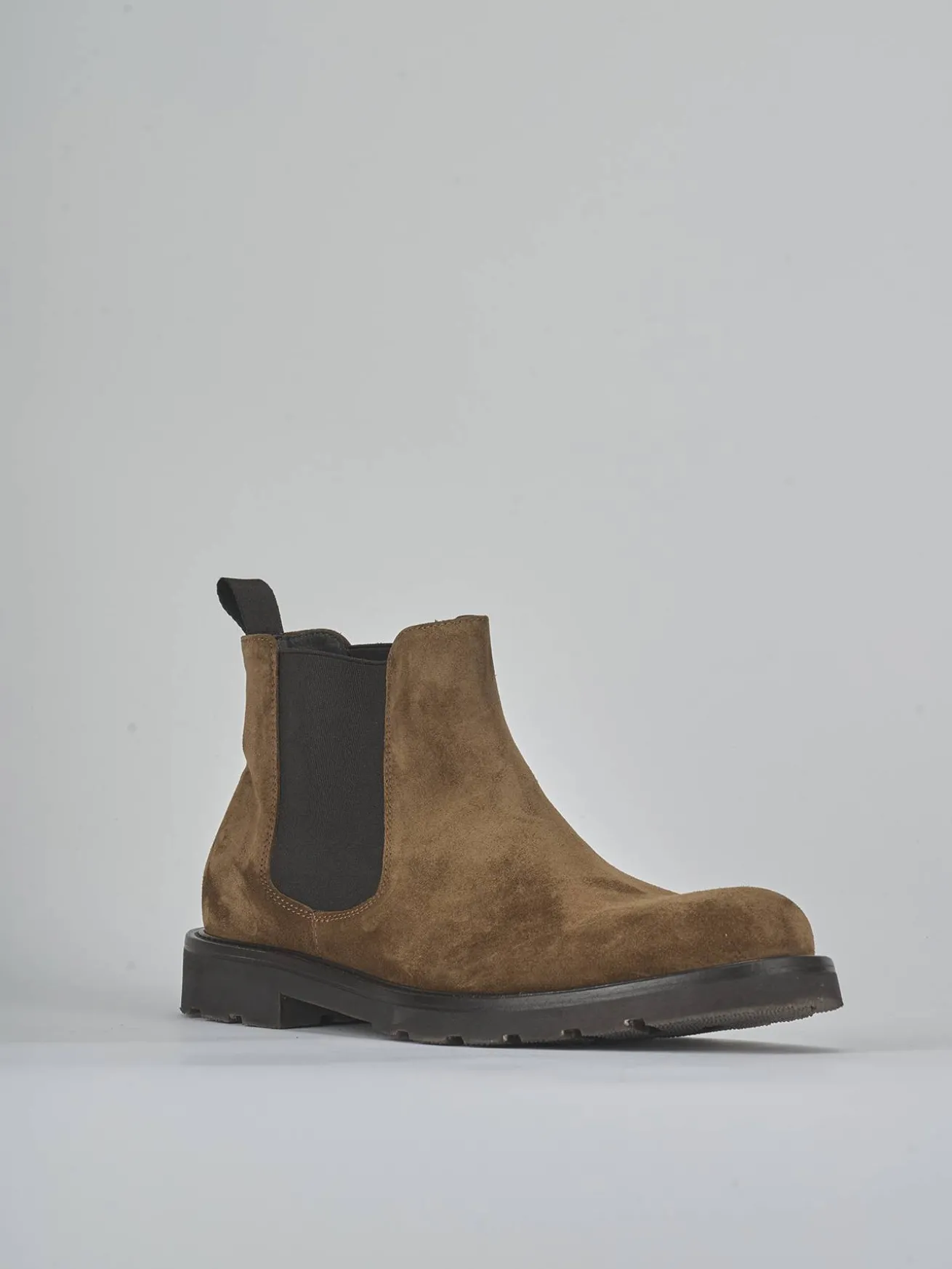 Stivaletti camoscio marrone