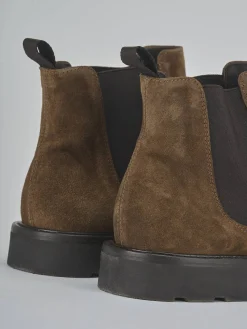 Stivaletti camoscio marrone