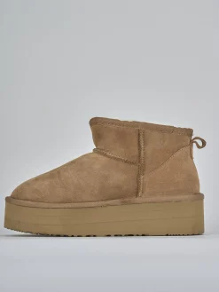 Stivaletti camoscio marrone