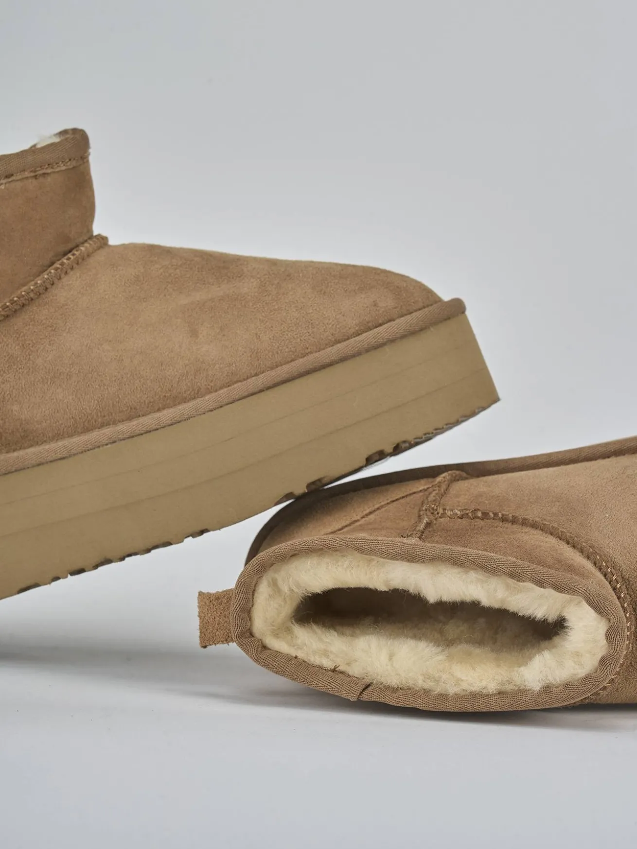 Stivaletti camoscio marrone