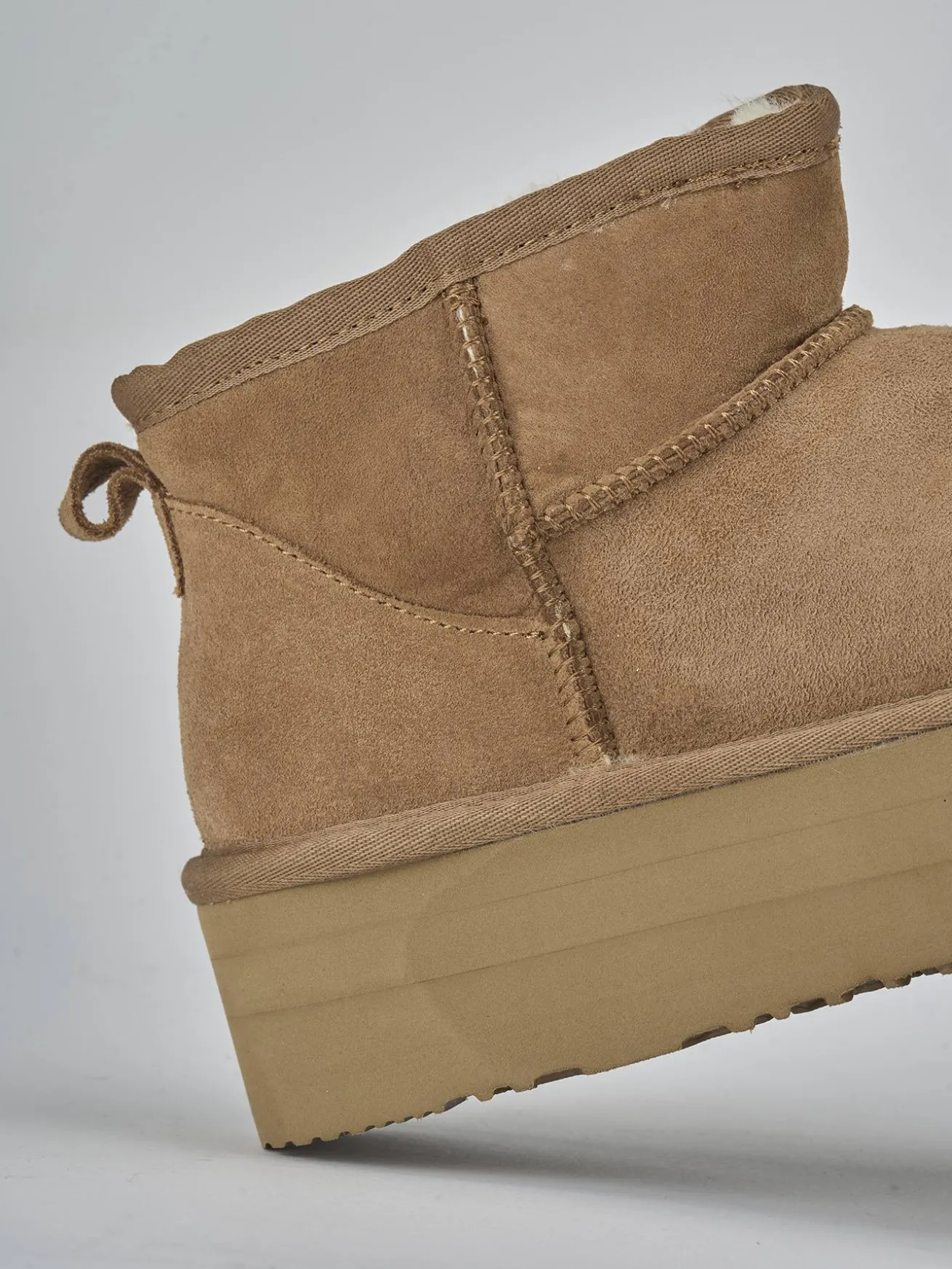 Stivaletti camoscio marrone