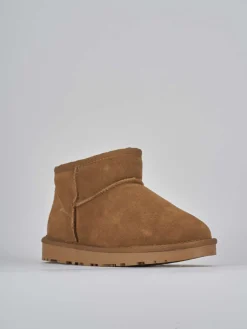 Stivaletti camoscio marrone