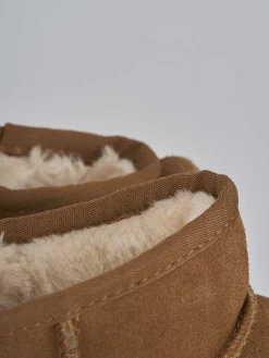 Stivaletti camoscio marrone