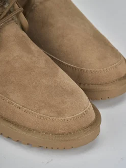 Stivaletti camoscio marrone