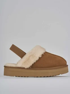 Stivaletti camoscio marrone