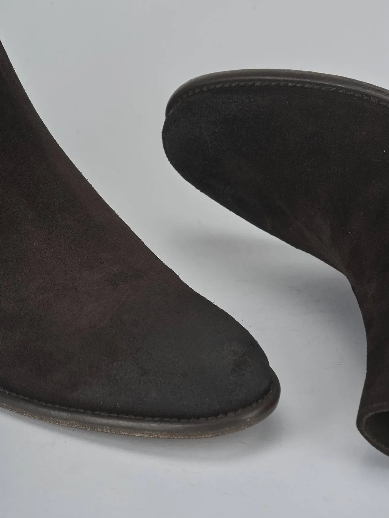 Stivaletti camoscio testa