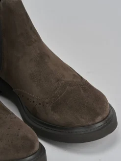 Stivaletti camoscio testa