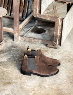 Stivaletti camoscio testa