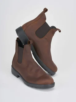 Stivaletti nabuk testa