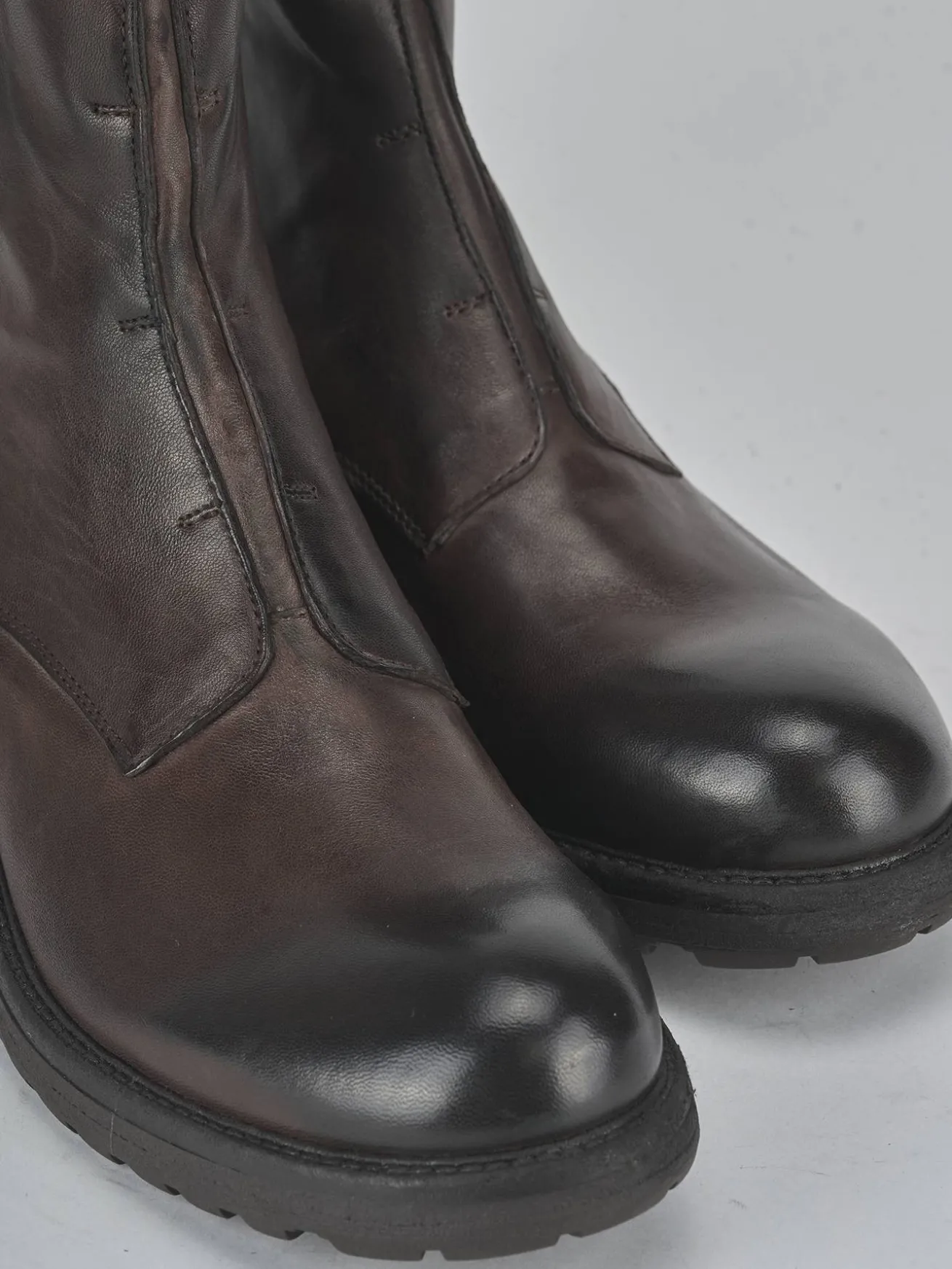 Stivaletti pelle bronzo