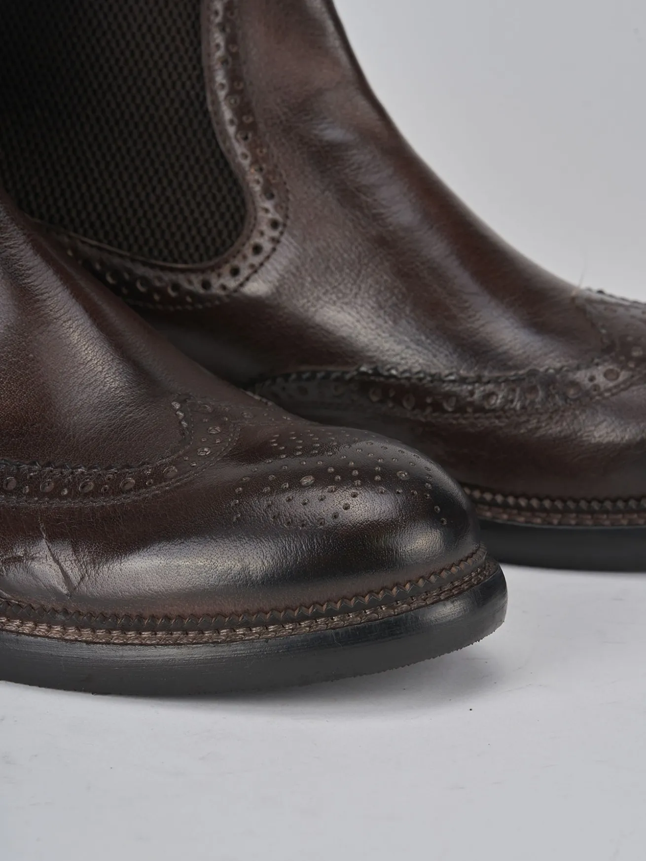 Stivaletti pelle bronzo