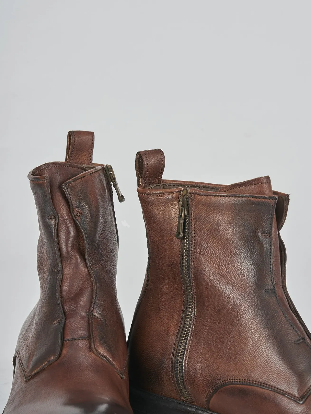 Stivaletti pelle marrone