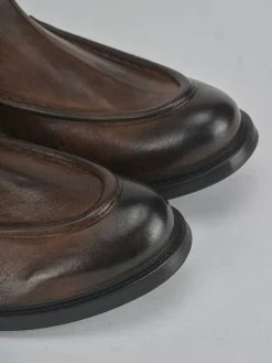 Stivaletti pelle marrone