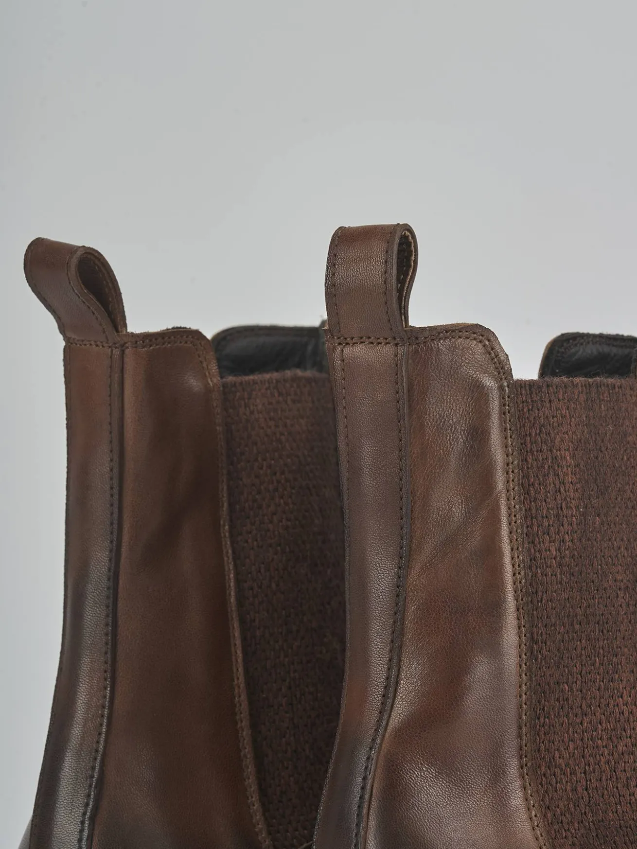 Stivaletti pelle marrone
