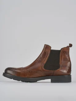 Stivaletti pelle marrone