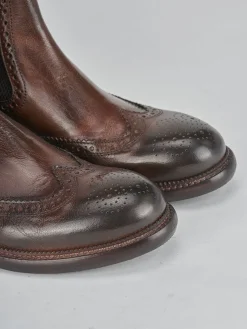 Stivaletti pelle marrone