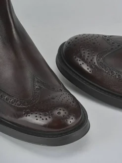 Stivaletti pelle marrone