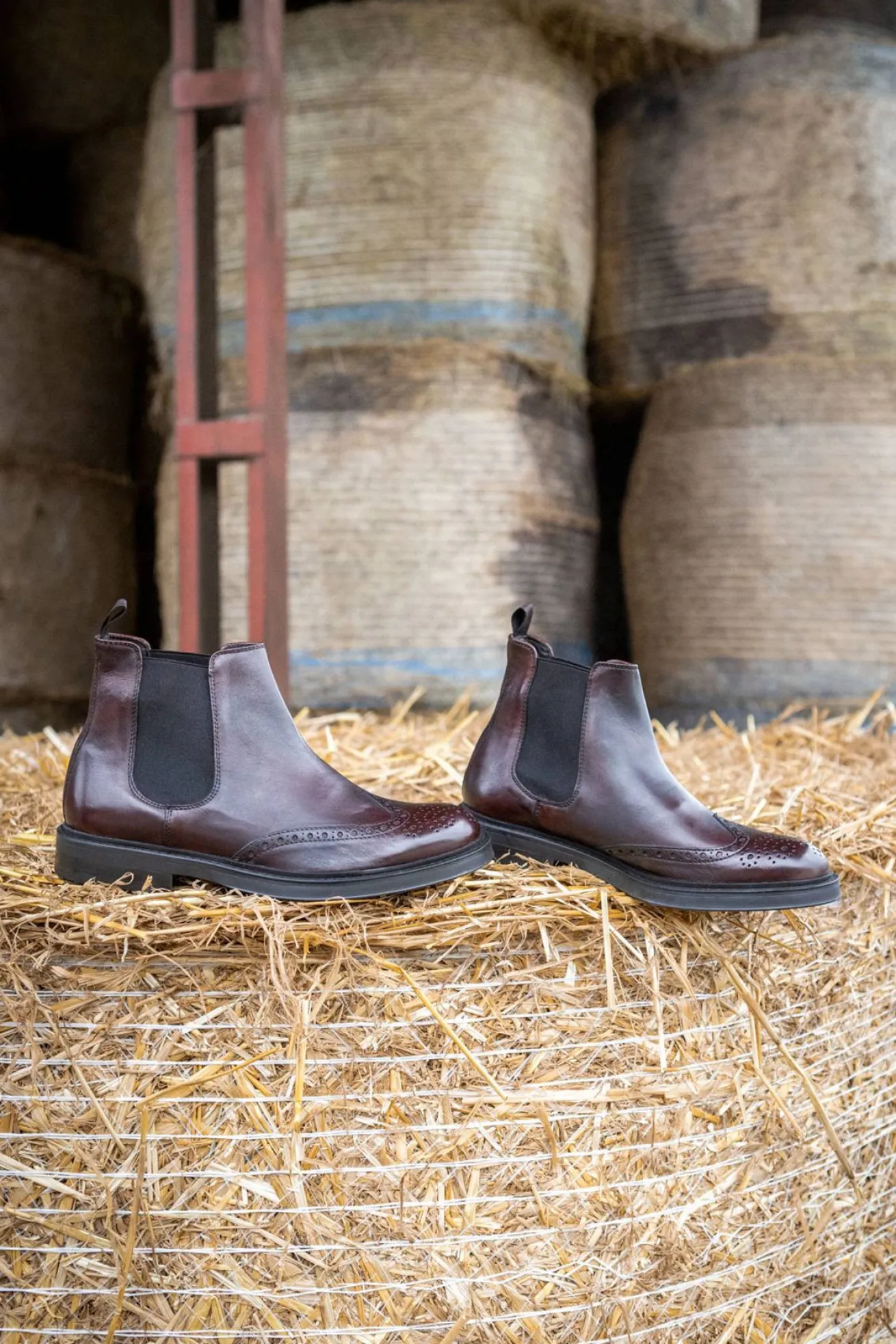 Stivaletti pelle marrone