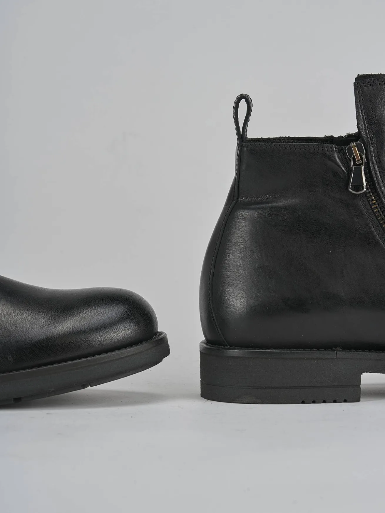 Stivaletti pelle nero