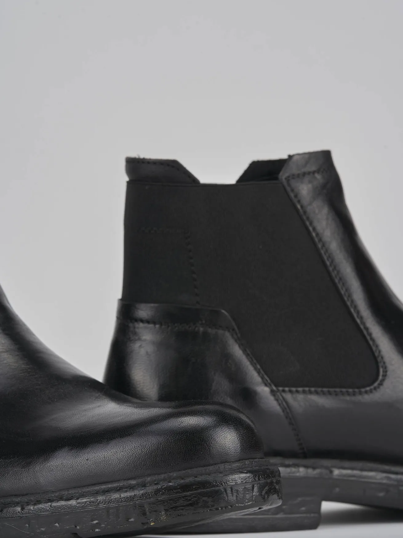 Stivaletti pelle nero