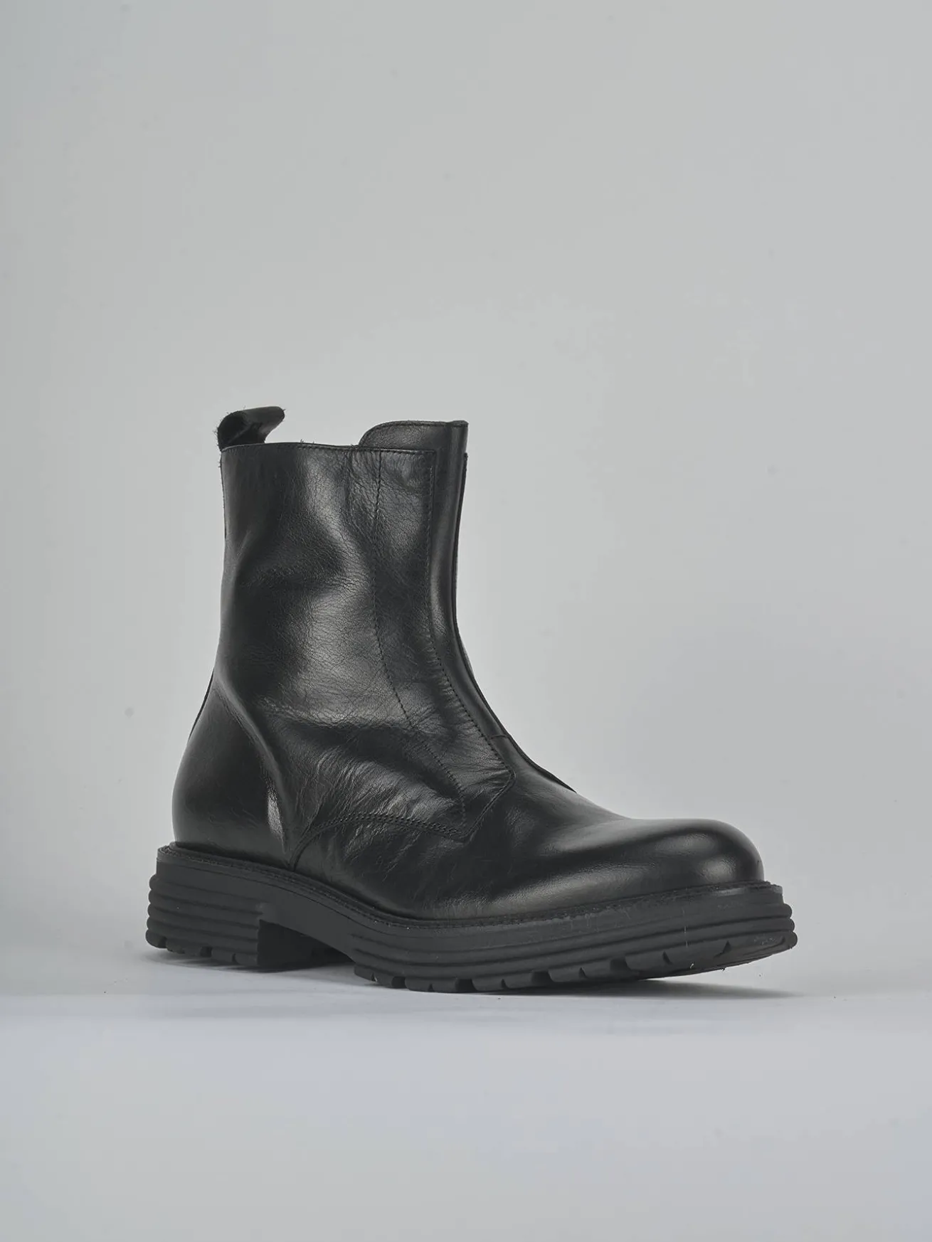 Stivaletti pelle nero