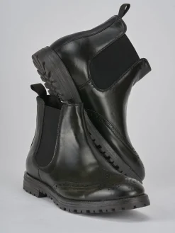 Stivaletti pelle verde