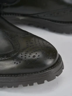 Stivaletti pelle verde