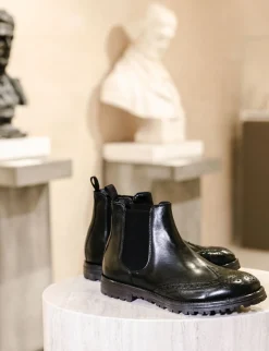 Stivaletti pelle verde