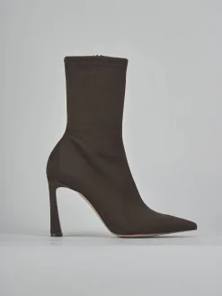 Stivaletti tacco 9cm camoscio testa