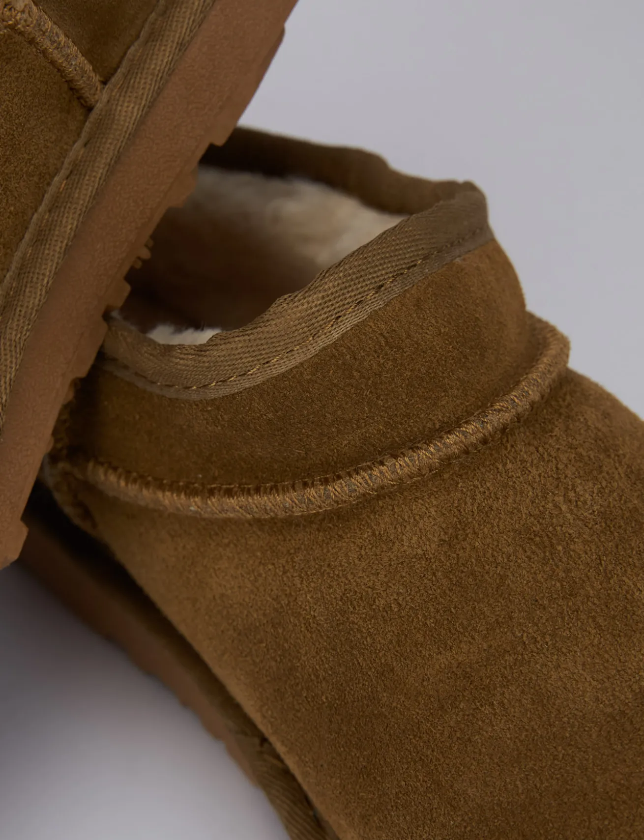 Stivaletti tacco 1cm camoscio marrone