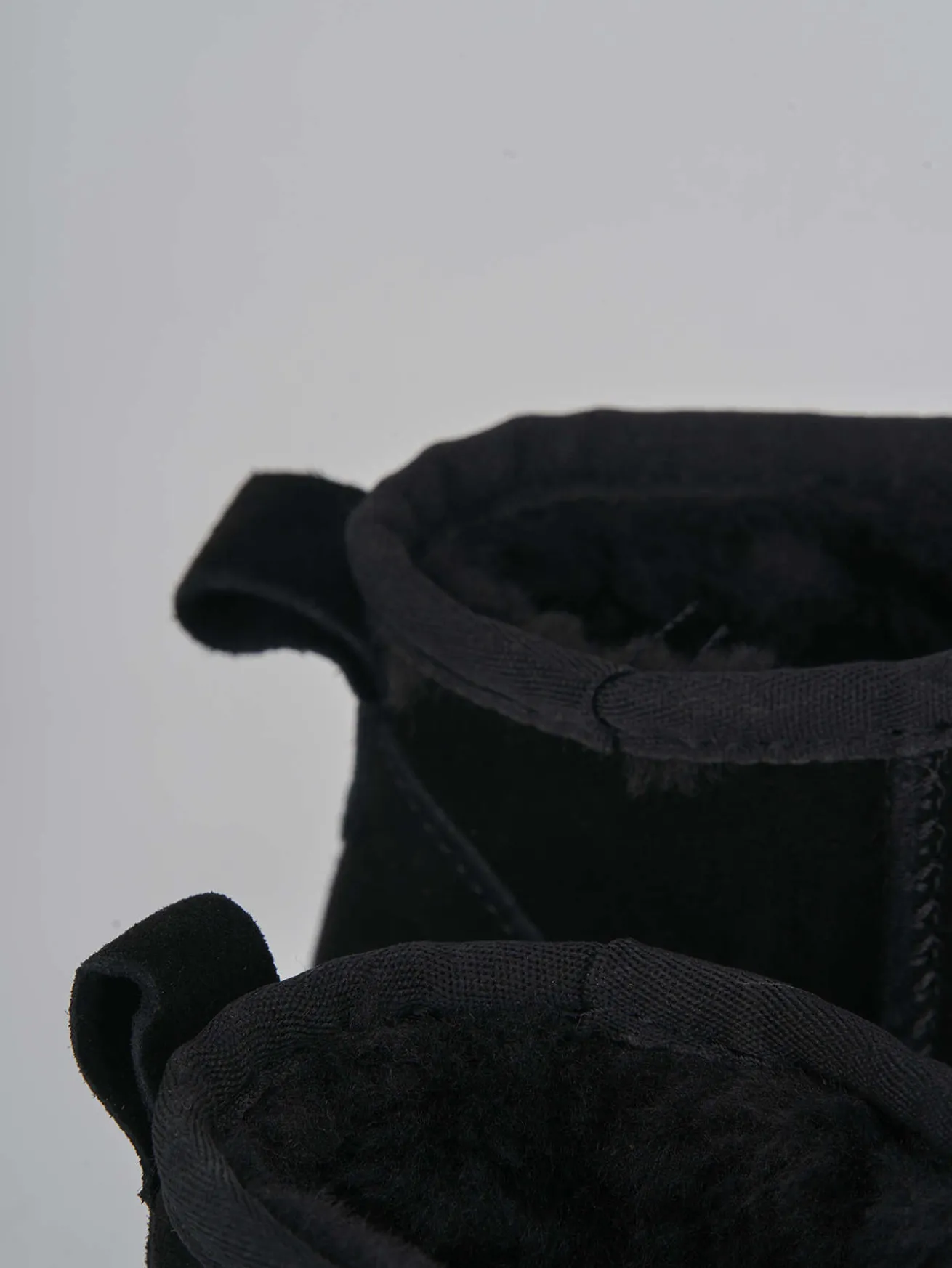 Stivaletti tacco 2cm camoscio nero