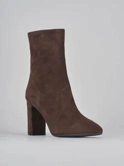 Stivaletti tacco 9cm camoscio testa