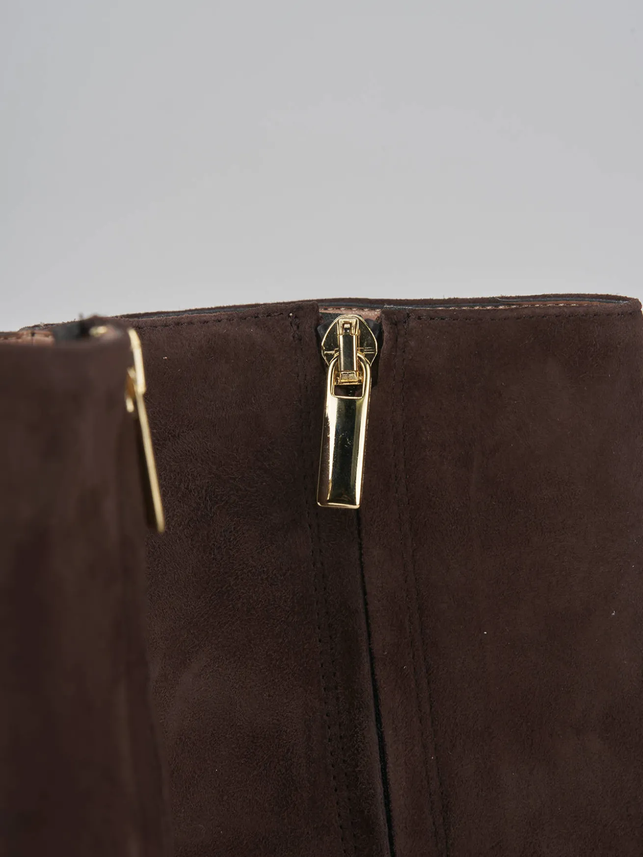 Stivaletti tacco 9cm camoscio testa