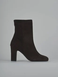 Stivaletti tacco 8cm camoscio testa