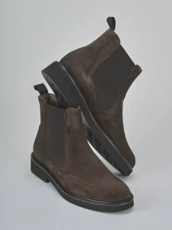 Stivaletti tacco 2cm camoscio testa