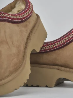 Stivaletti tacco 3cm camoscio marrone