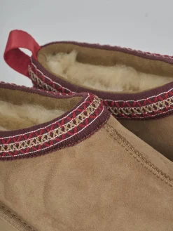 Stivaletti tacco 3cm camoscio marrone