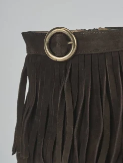 Stivaletti tacco 7cm camoscio testa