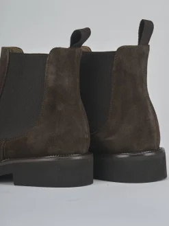 Stivaletti tacco 2cm camoscio testa