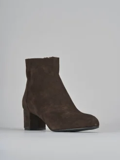 Stivaletti tacco 6cm camoscio testa