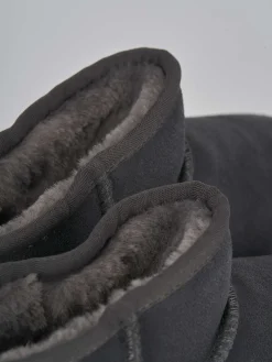 Stivaletti tacco 2cm camoscio grigio