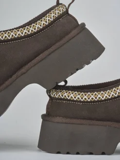 Stivaletti tacco 3cm camoscio testa