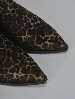 Stivaletti tacco 2cm cavallino multicolor