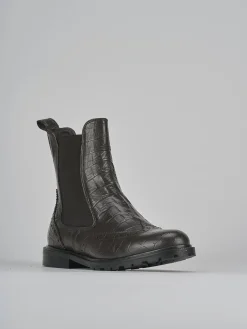 Stivaletti tacco 2cm cocco testa