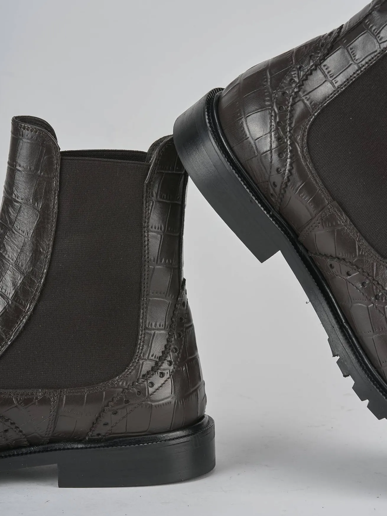 Stivaletti tacco 2cm cocco testa