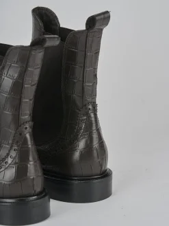 Stivaletti tacco 2cm cocco testa